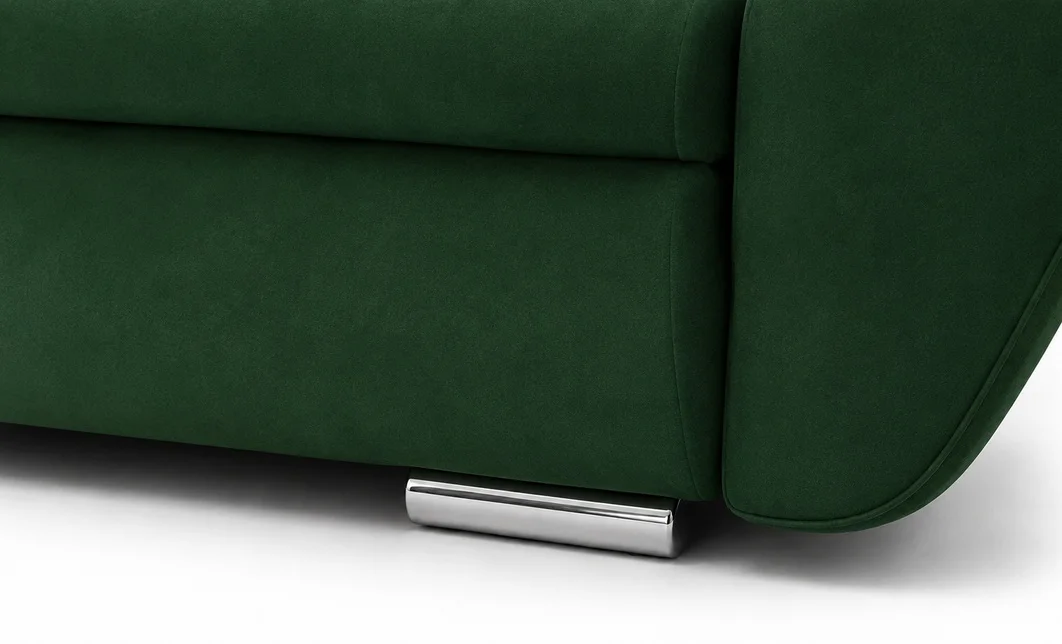 Canapea Extensibilă Confort cu Spumă HR, Verde Smarald 10