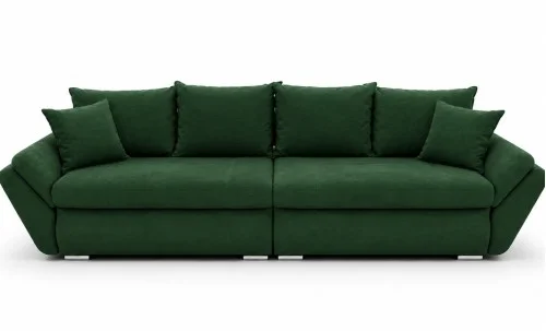 Canapea Extensibilă Confort cu Spumă HR, Verde Smarald