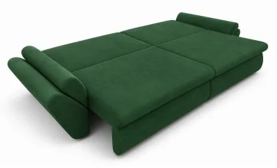 Canapea Extensibilă Confort cu Spumă HR, Verde Smarald