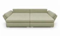 Canapea Extensibilă Confort cu Spumă HR, Gri deschis 8