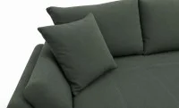 Canapea Extensibilă Confort cu Spumă HR, Verde Închis 4