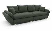 Canapea Extensibilă Confort cu Spumă HR, Verde Închis 7