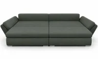 Canapea Extensibilă Confort cu Spumă HR, Verde Închis 8