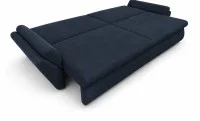 Canapea Extensibilă Confort cu Spumă HR, Bleumarin Închis 3