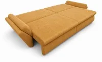 Canapea Extensibilă Confort cu Spumă HR, Galben Muștar 10