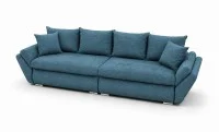 Canapea Extensibilă Confort cu Spumă HR, Albastru Mediteranean 3