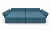 Canapea Extensibilă Confort cu Spumă HR, Albastru Mediteranean 7