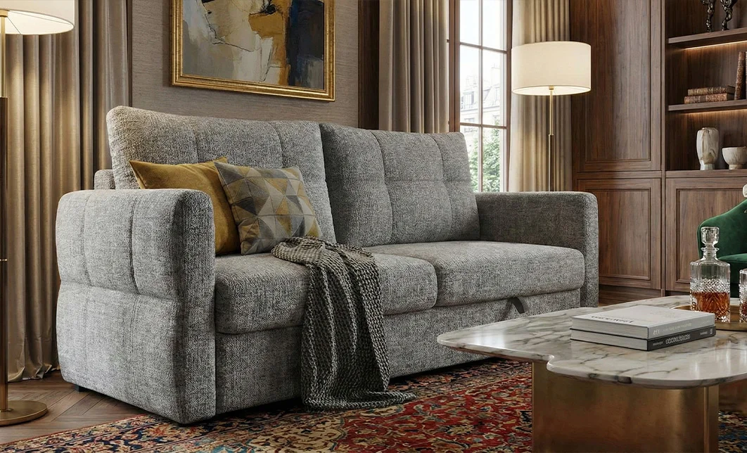 Canapea Extensibilă Cremona 7911-95, Gri 2