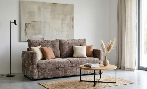 Canapea Extensibilă Cremona, 7911-02, Maro