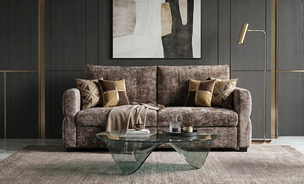 Canapea Extensibilă Cremona, 7911-02, Maro 2