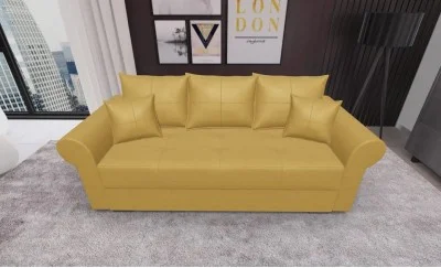 Canapea Extensibilă Elsa Mini, Mustar