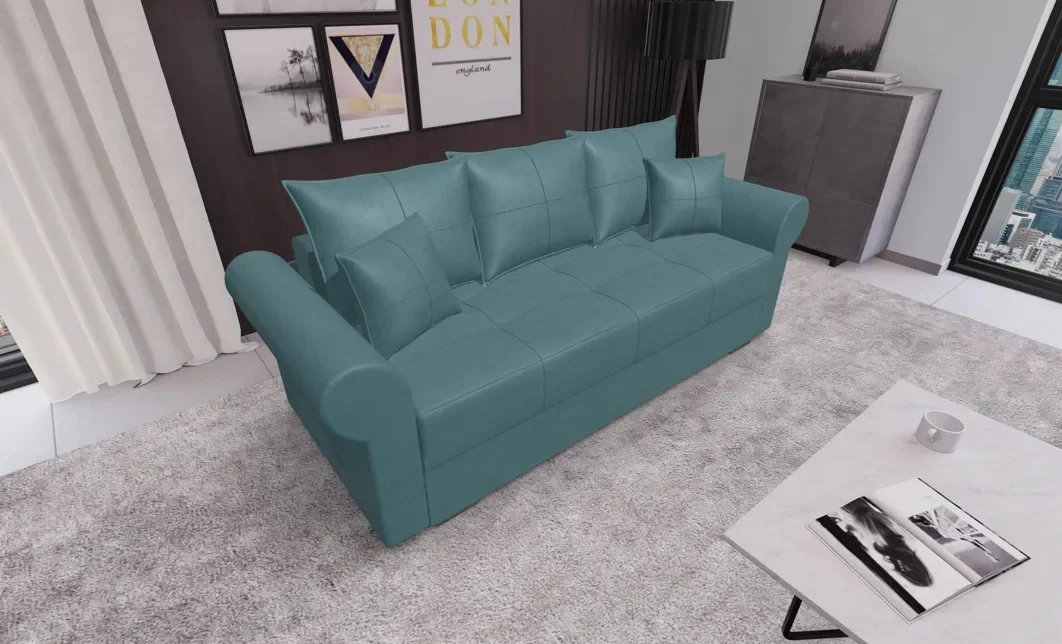 Canapea Extensibilă Elsa Mini, Albastru marin 2