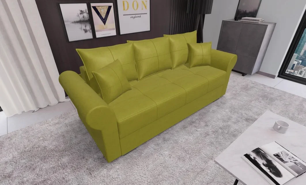 Canapea Extensibilă Elsa Mini, Verde masliniu 2