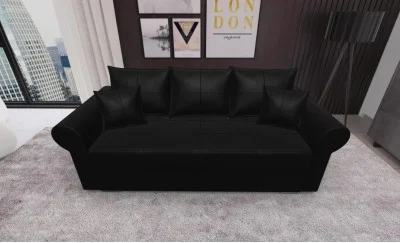 Canapea Extensibilă Elsa Mini, Negru