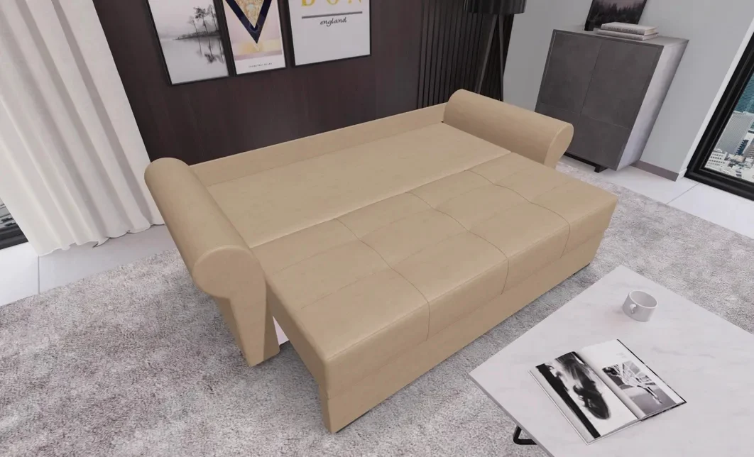 Canapea Extensibilă Elsa Mini, Maro deschis 3