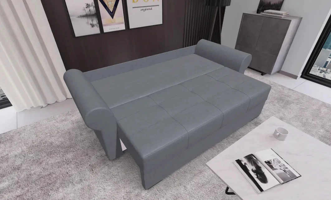 Canapea Extensibilă Elsa Mini, Gri antracit 3