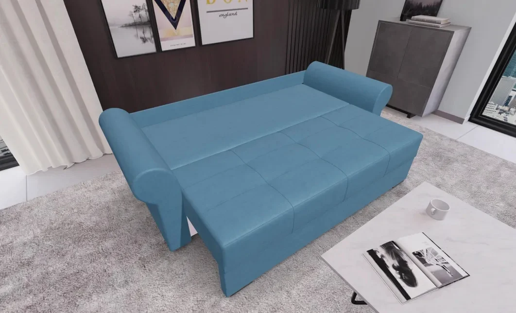 Canapea Extensibilă Elsa Mini, Albastru deschis 3