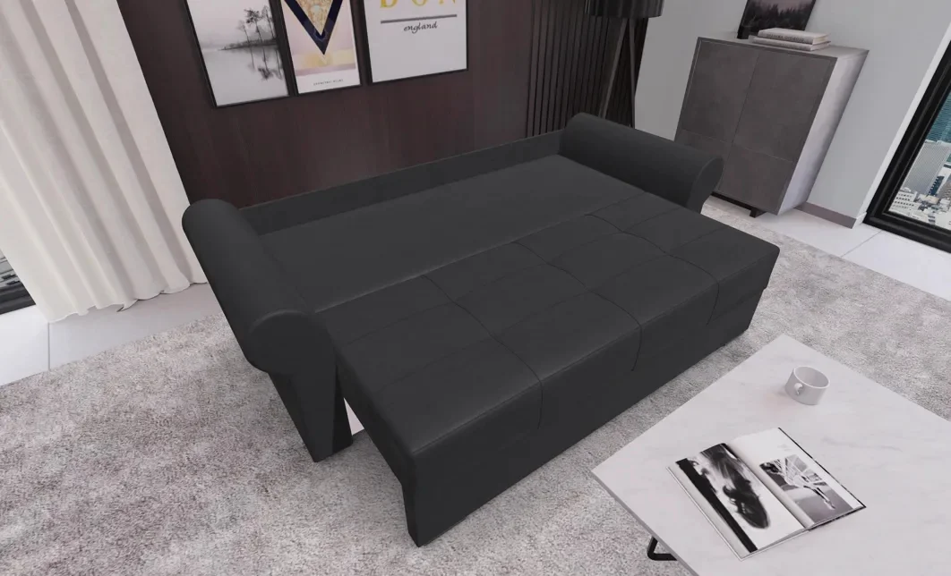 Canapea Extensibilă Elsa Mini, Gri carbune 3