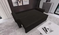 Canapea Extensibilă Elsa Mini, Maro inchis 3