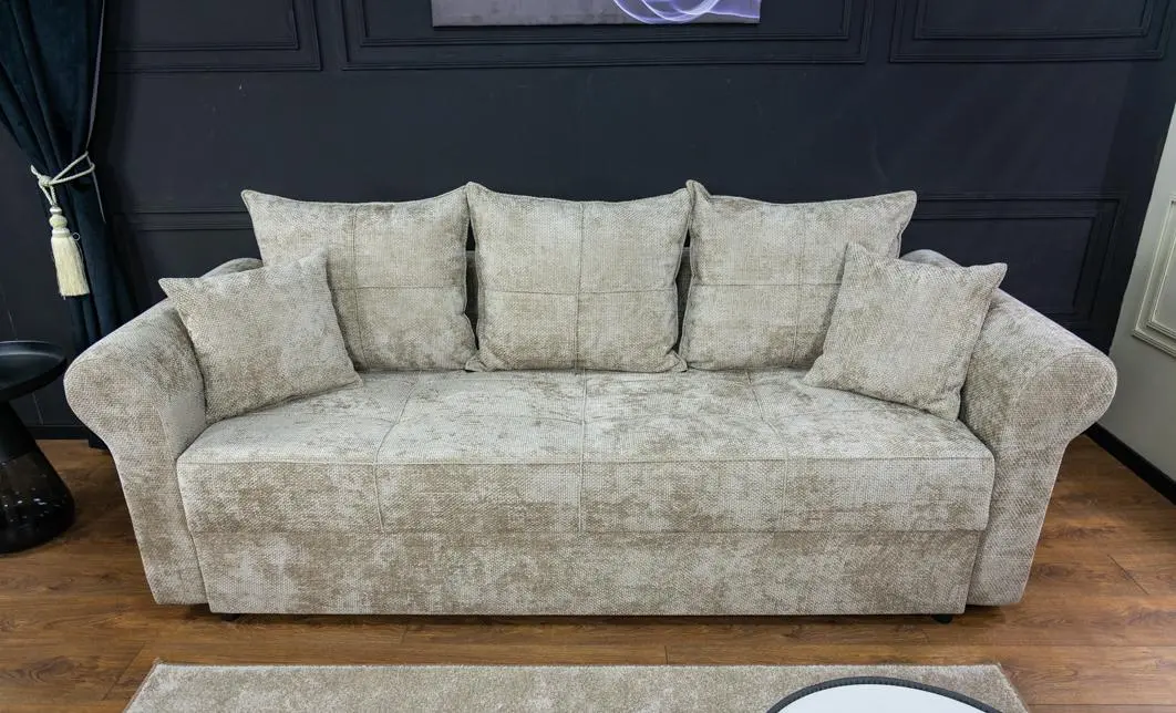 Canapea Extensibilă Elsa Bonell Max, Bej 3