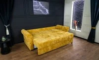 Canapea Extensibilă Elsa Memory Max, Mustar 5