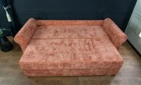 Canapea Extensibilă Elsa Bonell Mini, Rosu caramiziu 6