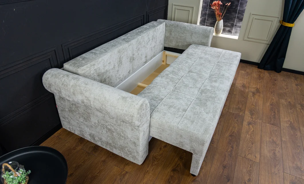 Canapea Extensibilă Elsa Bonell Max, Gri deschis 8