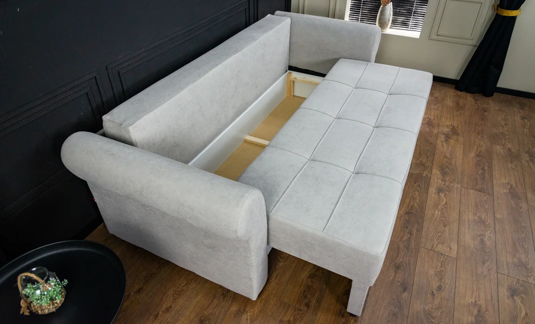 Canapea Extensibilă Elsa Bonell Mini, Gri 6