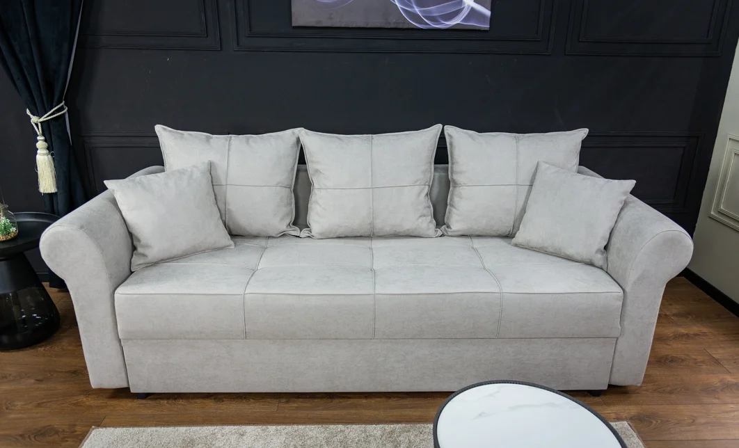 Canapea Extensibilă Elsa Bonell Mini, Gri 3