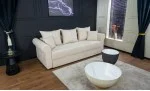 Canapea Extensibilă Elsa Memory Mini, Bej