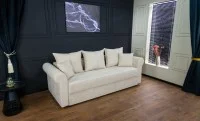 Canapea Extensibilă Elsa Bonell Mini, Bej 3