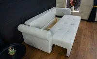 Canapea Extensibilă Elsa Bonell Max, Gri deschis 6