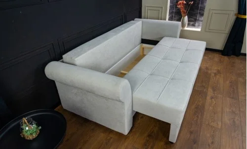 Canapea Extensibilă Elsa Bonell Max, Gri deschis