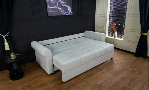 Canapea Extensibilă Elsa Bonell Max, Gri deschis