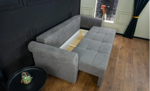 Canapea Extensibilă Elsa Memory Max, Gri inchis