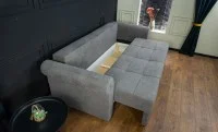 Canapea Extensibilă Elsa Bonell Max, Gri Inchis 6