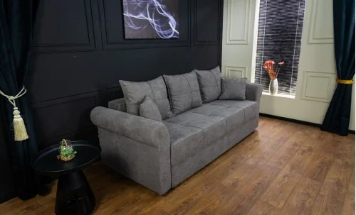 Canapea Extensibilă Elsa Bonell Max, Gri Inchis