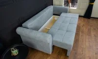 Canapea Extensibilă Elsa Memory Max, Gri albastrui 6