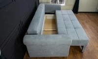 Canapea Extensibilă Elsa Memory Max, Gri albastrui 7