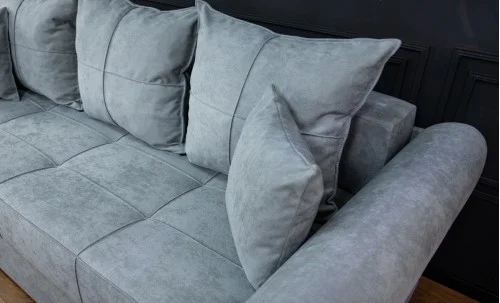 Canapea Extensibilă Elsa Bonell Mini, Gri albastrui