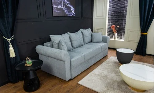 Canapea Extensibilă Elsa Bonell Max, Gri albastrui