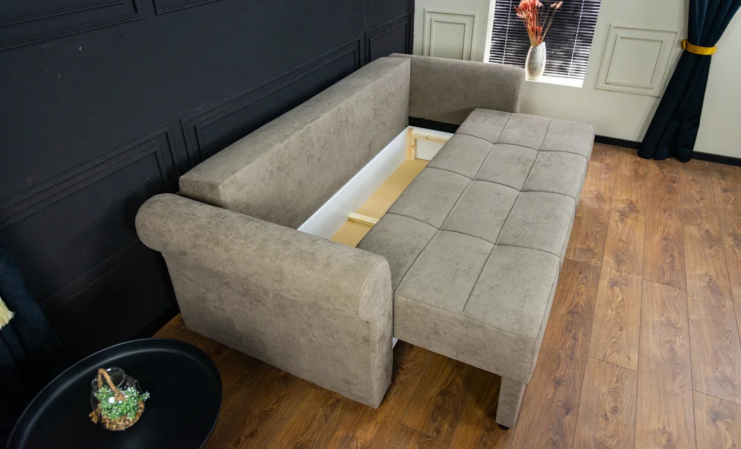 Canapea Extensibilă Elsa Memory Max, Maro deschis 6