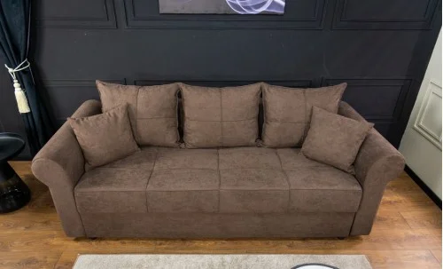 Canapea Extensibilă Elsa Memory Mini, Maro