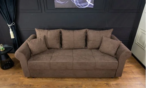 Canapea Extensibilă Elsa Bonell Mini, Maro