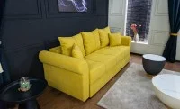 Canapea Extensibilă Elsa Bonell Mini, Mustar 3