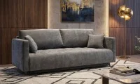 Canapea Extensibilă Aldo 3L, Cu Ladă Depozitare, Stofă Premium Wind 89