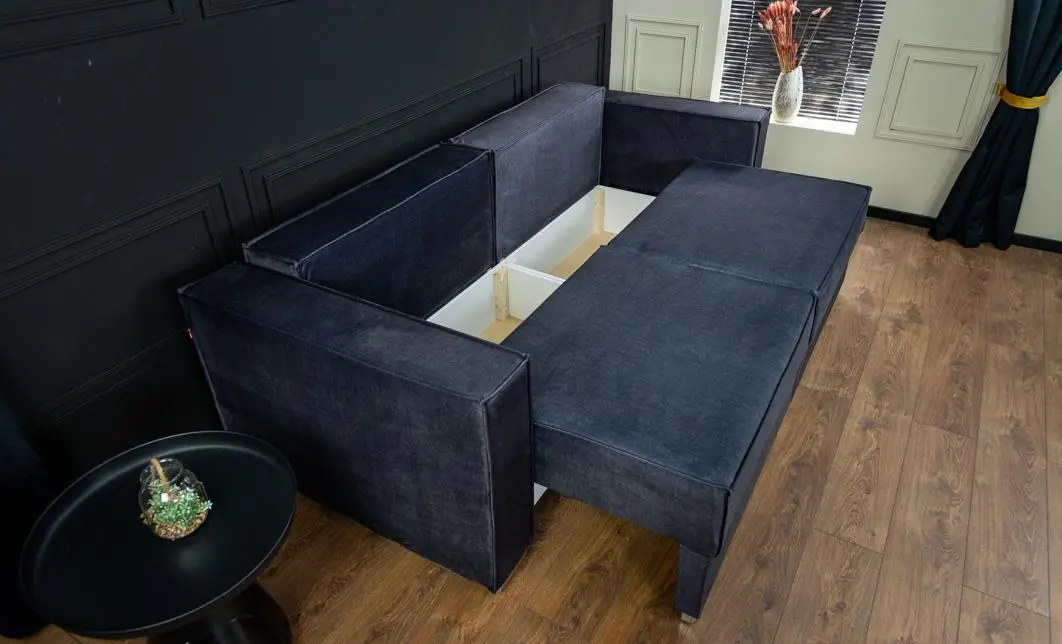 Canapea Extensibilă Inna Bonell Mini, Albastru inchis