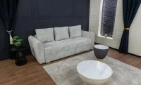 Canapea Extensibilă Lacrima Memory Max, Gri deschis