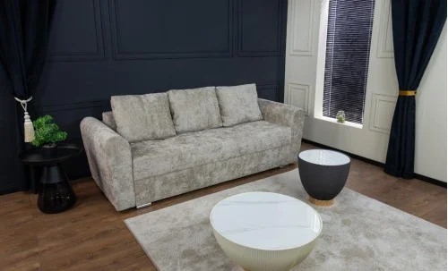 Canapea Extensibilă Lacrima Memory Mini, Maro Deschis