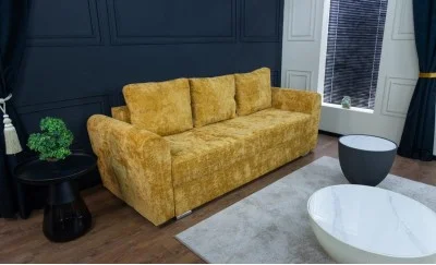 Canapea Extensibilă Lacrima Bonell Mini Muștar - Kim 5